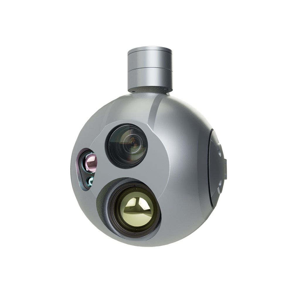 A20KTR 4K 20倍光学变焦三光AI识别目标跟踪定位GPS坐标解析及3000米激光测距仪云台摄像头