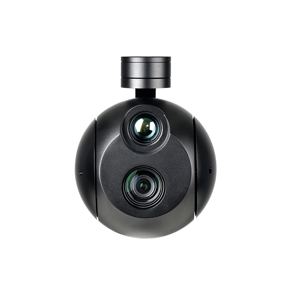 A10T Pro 10倍轻型双光AI目标识别跟踪吊舱 三轴热像仪