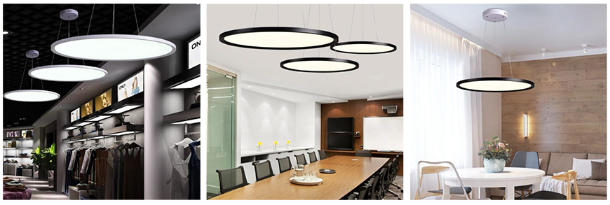 LED Round panel lights can be used in just about any indoor space