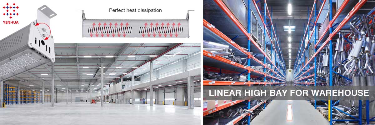 LED Linear high bay for warehouse