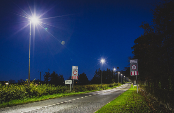 Outdoor road lighting