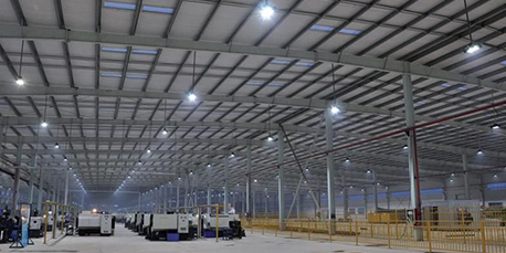 Warehouse LED lighting renovation project