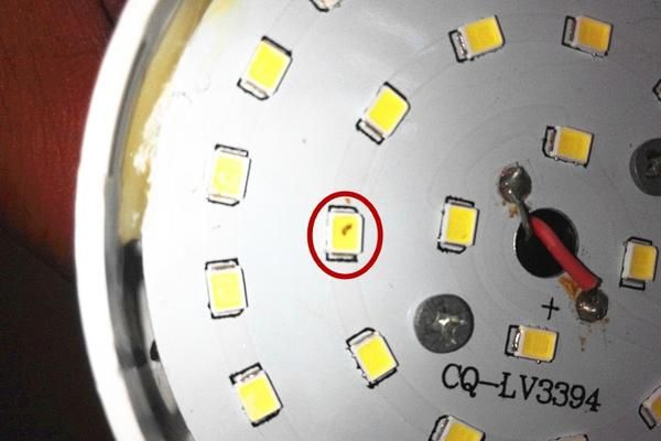 Three common faults of LED lights and corresponding solutions