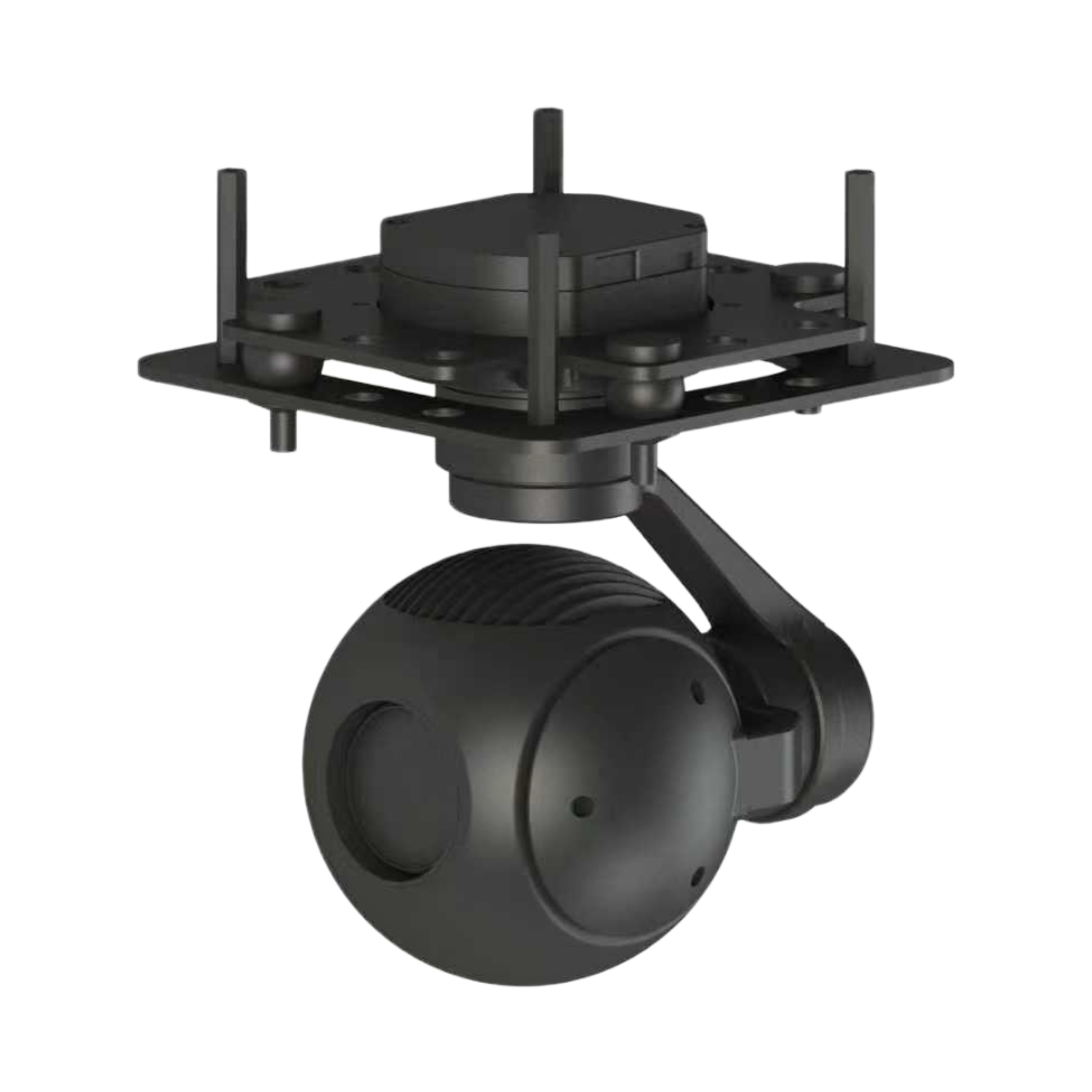 DIY10S90 10 倍光学变焦  三轴云台 IP 输出 无人机云台