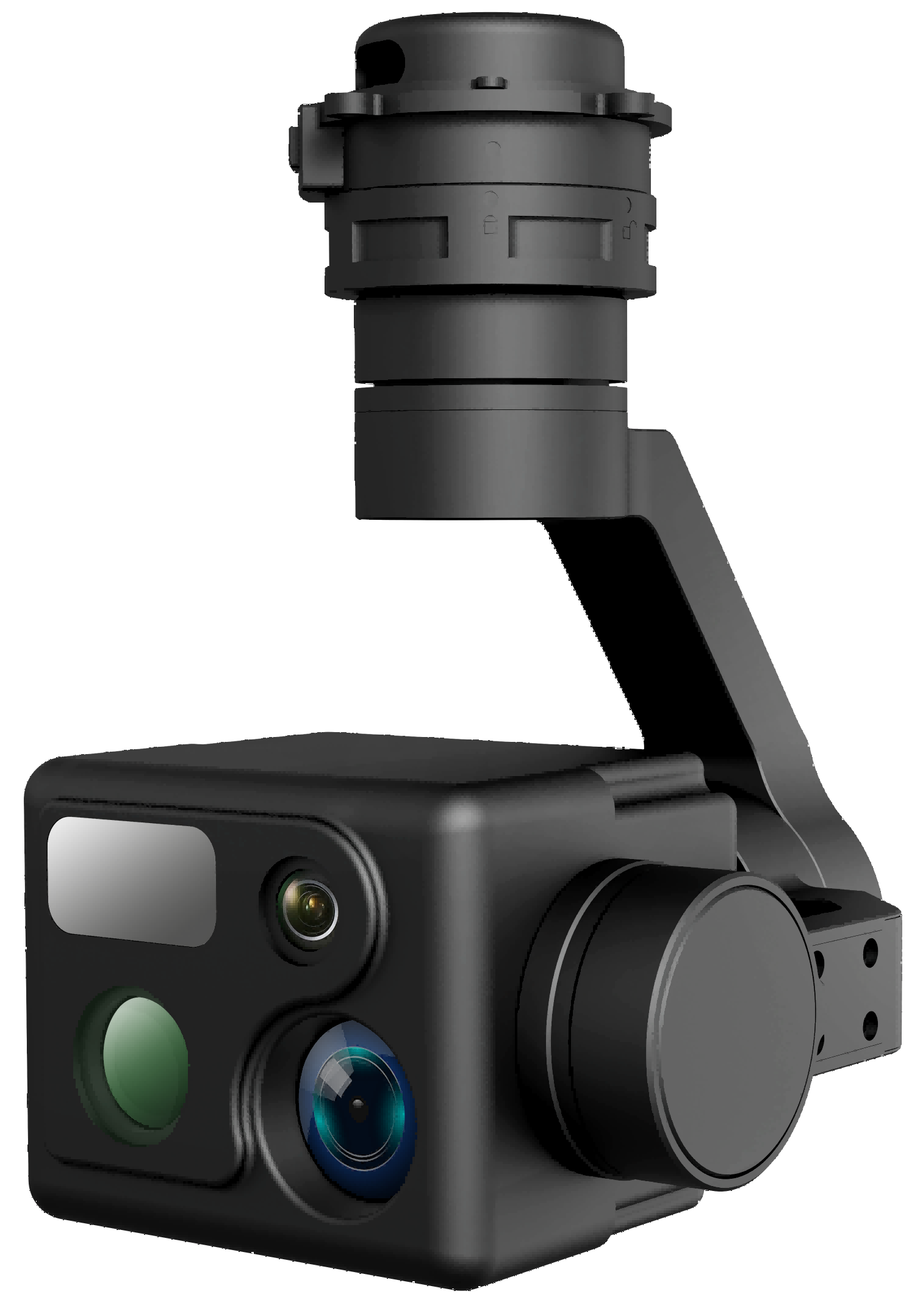 LF-H3 系列四光云台相机 激光测距红外热成像变焦广角一体机