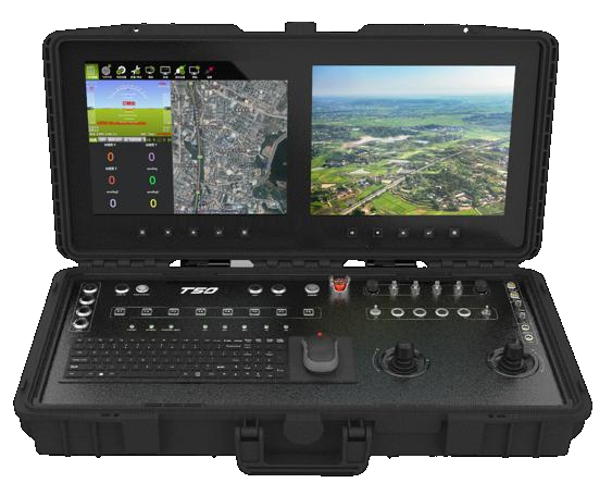 T50 双屏地面站 多功能集成无人机控制站