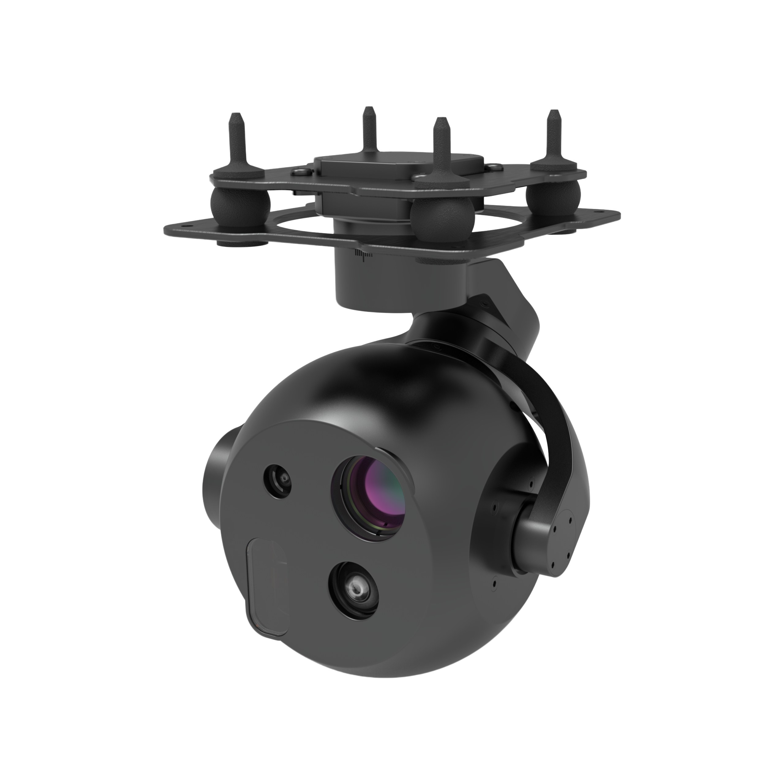 Mini  L10TR  4 sensor 10x optical zoom dual visible light thermal imaging laser rangefinder