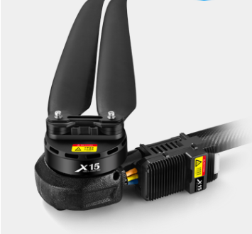 X15 Agricultural UAV thrust systems Thrust/rotor: 32.5-37.5kgTotal Weight: 5908g (Inc prop) Recommended LiPo Battery: 18S (LiPo) Propeller: MFP 63x24 Tube Diameter: 60mm Recommended Drone: For 70Lagriculturalquadcopter