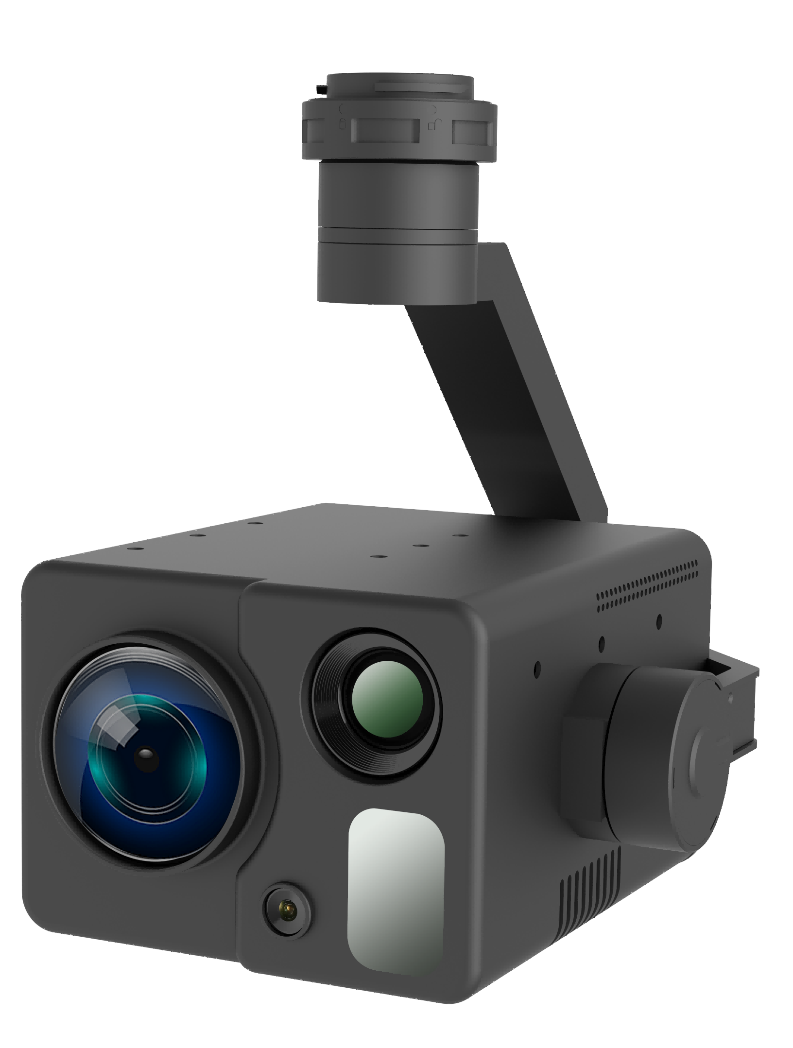 LF-H24 Series 3-Axis Gimbal Camera with 60MP Zoom 50MP Wide-Angle Infrared Camera and Laser Rangefinder